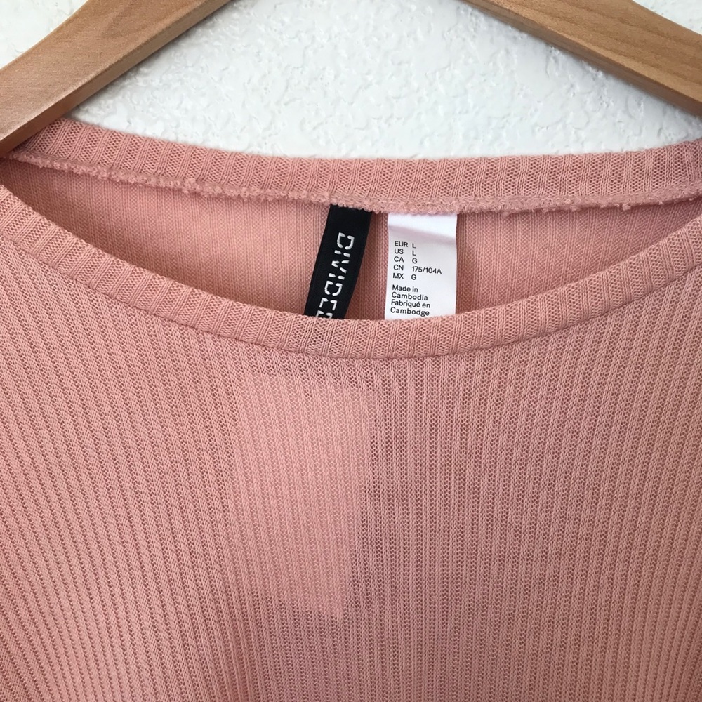 H&M LS Ribbed Sweater Top - Picture 6 of 6